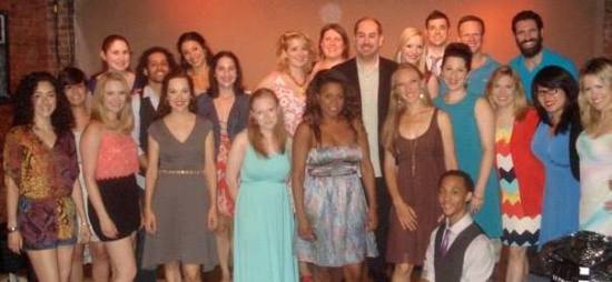 Me and the awesome cast and crew of Broadway Meows this past summer!