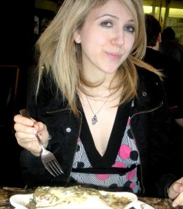 Holding a fork correctly is apparently a major skill. 