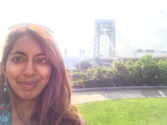 Amy recently walked the the George Washington Bridge and the Brooklyn Bridge in one day!